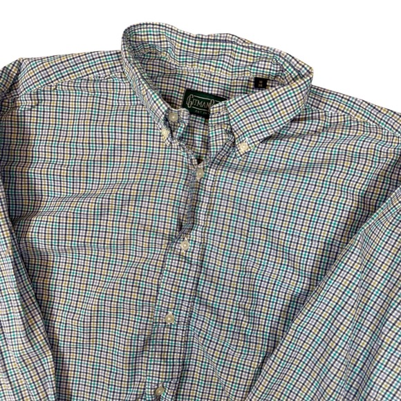 Gitman Brothers Other - Gitman Brothers Men's Plaid Button‎ Down Shirt Long Sleeve Size 16 35